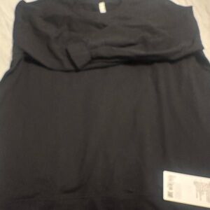 Lululemon Athletica Black Oversized Crew
